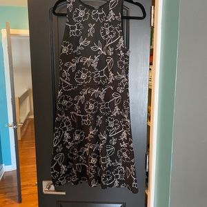 Black and white dress from Loft